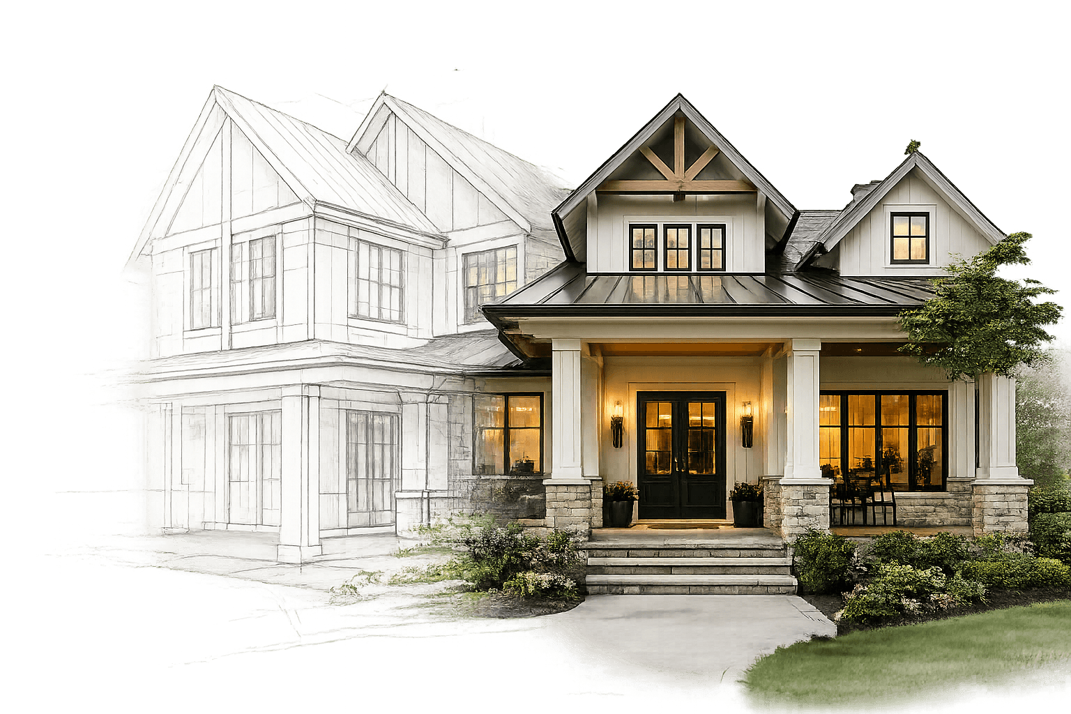 Home renovation — design to finished home